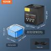 imageVEVOR 10L Ultra Sonic Cleaner 240W Digital Ultrasonic Cleaning Machine with Gentle Mode ampamp Upgraded Degassing 40kHz Industrial Ultrasound Cleaner with Heater ampamp Timer for Retainer Jewelry Tools2L