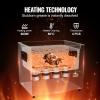imageVEVOR 10L Ultra Sonic Cleaner 240W Digital Ultrasonic Cleaning Machine with Gentle Mode ampamp Upgraded Degassing 40kHz Industrial Ultrasound Cleaner with Heater ampamp Timer for Retainer Jewelry Tools10L