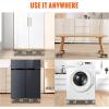 imageVEVOR 1200 lbs Furniture Dolly Heavy Duty Furniture Movers with 5X 360 Wheels 53 Inch Carbon Steel Panel Includes Lifter Jacks Furniture Lift Slider Tool Set for Appliances Sofa Piano Fridge4 Pack 64x69