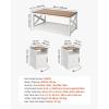 imageVEVOR 4 Pieces Farmhouse Coffee Table Sets 40 Inch Coffee Table with 2 End Tables and 66 in TV Stand Easy Assembly Living Room Tables Sets with Charging Station for Office Living Room ampamp Apartment3 Pieces