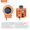 imageVEVOR Auto Variable Voltage Transformer 500VA 384 Amp 110V Input 0130V Output AC Voltage Regulator with LCD Display 4 Extra Fuses Thermal Control Switch for Home Industrial OfficePointer Dials