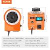 imageVEVOR Auto Variable Voltage Transformer 500VA 384 Amp 110V Input 0130V Output AC Voltage Regulator with LCD Display 4 Extra Fuses Thermal Control Switch for Home Industrial OfficeLCD Display
