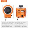 imageVEVOR Auto Variable Voltage Transformer 500VA 384 Amp 110V Input 0130V Output AC Voltage Regulator with LCD Display 4 Extra Fuses Thermal Control Switch for Home Industrial OfficePointer Dials
