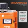 imageVEVOR Auto Variable Voltage Transformer 500VA 384 Amp 110V Input 0130V Output AC Voltage Regulator with LCD Display 4 Extra Fuses Thermal Control Switch for Home Industrial OfficePointer Dials