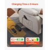 imageVEVOR Battery Pack for Reclining Furniture 5000 mAh Rechargeable Recliner Battery Pack with Universal 2Pin Connection and LED Display Screen for Electric Recliner Sofa Couch and Lift Chair5000mAh battery