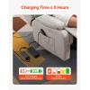 imageVEVOR Battery Pack for Reclining Furniture 5000 mAh Rechargeable Recliner Battery Pack with Universal 2Pin Connection and LED Display Screen for Electric Recliner Sofa Couch and Lift Chair2500mAh battery