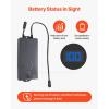 imageVEVOR Battery Pack for Reclining Furniture 5000 mAh Rechargeable Recliner Battery Pack with Universal 2Pin Connection and LED Display Screen for Electric Recliner Sofa Couch and Lift Chair2500mAh battery
