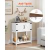 imageVEVOR Buffet Cabinet 315 Inch Sideboard Storage Cabinet with Magnetic Doors Farmhouse Coffee Bar Cabinet for Hallway Entryway Living Room or Kitchen315 Inch
