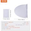 imageVEVOR Clear Table Cover Protector 48 inch1230 mm Round Table Cover 15 mm Thick PVC Plastic Tablecloth Waterproof Desktop Protector for Writing Desk Coffee Table Dining Room Table42 Round