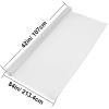 imageVEVOR Clear Table Cover Protector 48 inch1230 mm Round Table Cover 15 mm Thick PVC Plastic Tablecloth Waterproof Desktop Protector for Writing Desk Coffee Table Dining Room Table84 x 42 Rectangular