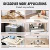 imageVEVOR Clear Table Cover Protector 48 inch1230 mm Round Table Cover 15 mm Thick PVC Plastic Tablecloth Waterproof Desktop Protector for Writing Desk Coffee Table Dining Room Table36 x 36 Square