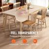 imageVEVOR Clear Table Cover Protector 48 inch1230 mm Round Table Cover 15 mm Thick PVC Plastic Tablecloth Waterproof Desktop Protector for Writing Desk Coffee Table Dining Room Table48 x 24 Rectangular