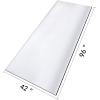imageVEVOR Clear Table Cover Protector 48 inch1230 mm Round Table Cover 15 mm Thick PVC Plastic Tablecloth Waterproof Desktop Protector for Writing Desk Coffee Table Dining Room Table96 x 42 Rectangular