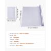 imageVEVOR Clear Table Cover Protector 48 inch1230 mm Round Table Cover 15 mm Thick PVC Plastic Tablecloth Waterproof Desktop Protector for Writing Desk Coffee Table Dining Room Table72 x 36 Rectangular