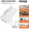 imageVEVOR Clear Table Cover Protector 48 inch1230 mm Round Table Cover 15 mm Thick PVC Plastic Tablecloth Waterproof Desktop Protector for Writing Desk Coffee Table Dining Room Table42 x 96 Rectangular