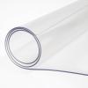 imageVEVOR Clear Table Cover Protector 48 inch1230 mm Round Table Cover 15 mm Thick PVC Plastic Tablecloth Waterproof Desktop Protector for Writing Desk Coffee Table Dining Room Table100 x 45 Rectangular