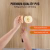imageVEVOR Clear Table Cover Protector 48 inch1230 mm Round Table Cover 15 mm Thick PVC Plastic Tablecloth Waterproof Desktop Protector for Writing Desk Coffee Table Dining Room Table60 x 36 Oblong