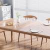 imageVEVOR Clear Table Cover Protector 48 inch1230 mm Round Table Cover 15 mm Thick PVC Plastic Tablecloth Waterproof Desktop Protector for Writing Desk Coffee Table Dining Room Table48 x 24 Rectangular