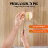 imageVEVOR Clear Table Cover Protector 48 inch1230 mm Round Table Cover 15 mm Thick PVC Plastic Tablecloth Waterproof Desktop Protector for Writing Desk Coffee Table Dining Room Table48 x 48 Square