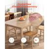 imageVEVOR Clear Table Cover Protector 48 inch1230 mm Round Table Cover 15 mm Thick PVC Plastic Tablecloth Waterproof Desktop Protector for Writing Desk Coffee Table Dining Room Table72 x 36 Rectangular
