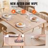 imageVEVOR Clear Table Cover Protector 48 inch1230 mm Round Table Cover 15 mm Thick PVC Plastic Tablecloth Waterproof Desktop Protector for Writing Desk Coffee Table Dining Room Table60 x 36 Oblong