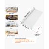 imageVEVOR Clear Table Cover Protector 48 inch1230 mm Round Table Cover 15 mm Thick PVC Plastic Tablecloth Waterproof Desktop Protector for Writing Desk Coffee Table Dining Room Table80 x 42 Rectangular
