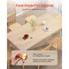 imageVEVOR Clear Table Cover Protector 48 inch1230 mm Round Table Cover 15 mm Thick PVC Plastic Tablecloth Waterproof Desktop Protector for Writing Desk Coffee Table Dining Room Table72 x 36 Rectangular