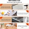 imageVEVOR Clear Table Cover Protector 48 inch1230 mm Round Table Cover 15 mm Thick PVC Plastic Tablecloth Waterproof Desktop Protector for Writing Desk Coffee Table Dining Room Table100 x 45 Rectangular