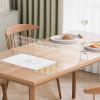 imageVEVOR Clear Table Cover Protector 48 inch1230 mm Round Table Cover 15 mm Thick PVC Plastic Tablecloth Waterproof Desktop Protector for Writing Desk Coffee Table Dining Room Table48 x 24 Oblong