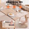 imageVEVOR Clear Table Cover Protector 48 inch1230 mm Round Table Cover 15 mm Thick PVC Plastic Tablecloth Waterproof Desktop Protector for Writing Desk Coffee Table Dining Room Table48 x 24 Oblong