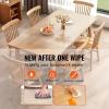 imageVEVOR Clear Table Cover Protector 48 inch1230 mm Round Table Cover 15 mm Thick PVC Plastic Tablecloth Waterproof Desktop Protector for Writing Desk Coffee Table Dining Room Table48 x 24 Rectangular