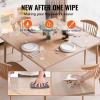 imageVEVOR Clear Table Cover Protector 48 inch1230 mm Round Table Cover 15 mm Thick PVC Plastic Tablecloth Waterproof Desktop Protector for Writing Desk Coffee Table Dining Room Table48 x 48 Square