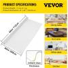 imageVEVOR Clear Table Cover Protector 48 inch1230 mm Round Table Cover 15 mm Thick PVC Plastic Tablecloth Waterproof Desktop Protector for Writing Desk Coffee Table Dining Room Table90 x 44 Rectangular