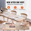 imageVEVOR Clear Table Cover Protector 48 inch1230 mm Round Table Cover 15 mm Thick PVC Plastic Tablecloth Waterproof Desktop Protector for Writing Desk Coffee Table Dining Room Table96 x 42 Oblong