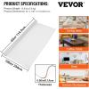 imageVEVOR Clear Table Cover Protector 48 inch1230 mm Round Table Cover 15 mm Thick PVC Plastic Tablecloth Waterproof Desktop Protector for Writing Desk Coffee Table Dining Room Table100 x 45 Rectangular
