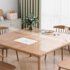 imageVEVOR Clear Table Cover Protector 48 inch1230 mm Round Table Cover 15 mm Thick PVC Plastic Tablecloth Waterproof Desktop Protector for Writing Desk Coffee Table Dining Room Table48 x 48 Square