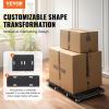 imageVEVOR Furniture Moving Dolly 16 x 11in 500 lbs Capacity Furniture Movers Dollies 4 Wheels Portable Moving Rollers Heavy Duty Interlocking Small Flat Dolly Cart for Heavy Furniture 2 Pack Black