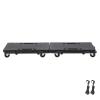 imageVEVOR Furniture Moving Dolly 16 x 11in 500 lbs Capacity Furniture Movers Dollies 4 Wheels Portable Moving Rollers Heavy Duty Interlocking Small Flat Dolly Cart for Heavy Furniture 2 Pack Black