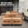 imageVEVOR Furniture Moving Dolly 16 x 11in 500 lbs Capacity Furniture Movers Dollies 4 Wheels Portable Moving Rollers Heavy Duty Interlocking Small Flat Dolly Cart for Heavy Furniture 2 Pack Black