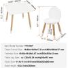 imageVEVOR Kids Table and Chairs Toddler Table and Chair Set Children Wooden MultiActivity Table for Play Art Craft Reading Learning Eating 1 Table and 2 ChairsKids Square Table and Chairs