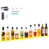 imageVEVOR LED Lighted Liquor Bottle Display 1 Tier 60 Inches Whiskey Rack Supports USB Illuminated Home Bar Shelf with RF Remote ampamp App Control 7 Static Colors Acrylic Lighted Shelf for 15 Bottles1 Step 48 Inches