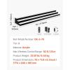 imageVEVOR LED Lighted Liquor Bottle Display 1 Tier 60 Inches Whiskey Rack Supports USB Illuminated Home Bar Shelf with RF Remote ampamp App Control 7 Static Colors Acrylic Lighted Shelf for 15 Bottles3 Step 70 Inches
