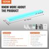 imageVEVOR LED Lighted Liquor Bottle Display 1 Tier 60 Inches Whiskey Rack Supports USB Illuminated Home Bar Shelf with RF Remote ampamp App Control 7 Static Colors Acrylic Lighted Shelf for 15 Bottles1 Step 30 Inches