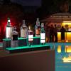 imageVEVOR LED Lighted Liquor Bottle Display 2 Tiers 30 Inches Supports USB Illuminated Home Bar Shelf with RF Remote ampamp App Control 7 Static Colors 14 H Timing Acrylic Lighted Shelf for 16 Bottles2 Tiers 24 Inches