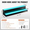 imageVEVOR LED Lighted Liquor Bottle Display 2 Tiers 30 Inches Supports USB Illuminated Home Bar Shelf with RF Remote ampamp App Control 7 Static Colors 14 H Timing Acrylic Lighted Shelf for 16 Bottles2 Tiers 30 Inches