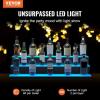 imageVEVOR LED Lighted Liquor Bottle Display 2 Tiers 30 Inches Supports USB Illuminated Home Bar Shelf with RF Remote ampamp App Control 7 Static Colors 14 H Timing Acrylic Lighted Shelf for 16 Bottles3 Tiers 40 Inches