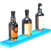 imageVEVOR LED Lighted Liquor Bottle Display 2 Tiers 30 Inches Supports USB Illuminated Home Bar Shelf with RF Remote ampamp App Control 7 Static Colors 14 H Timing Acrylic Lighted Shelf for 16 Bottles1 Tier 24 Inches