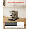 imageVEVOR Mixer Slider Mat for Tilt Head Kitchen Aid 558 Qt Stand Mixer kitchenaid Mixer Slider with PTFE Feet Kitchen Countertop Storage Accessories Moving Tray attachments Natural WoodDeep  Medium 145D x 95W