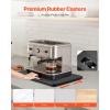 imageVEVOR Mixer Slider Mat for Tilt Head Kitchen Aid 558 Qt Stand Mixer kitchenaid Mixer Slider with PTFE Feet Kitchen Countertop Storage Accessories Moving Tray attachments Natural WoodWide  Large 13D x 16W