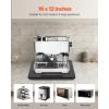 imageVEVOR Mixer Slider Mat for Tilt Head Kitchen Aid 558 Qt Stand Mixer kitchenaid Mixer Slider with PTFE Feet Kitchen Countertop Storage Accessories Moving Tray attachments Natural WoodDeep  Large 16D x 12W